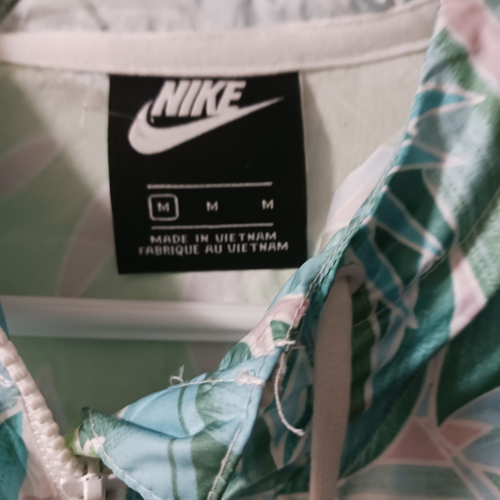 Nike Women's Tropical Bomber Jacket - Pink and Green - Picture 3 of 3